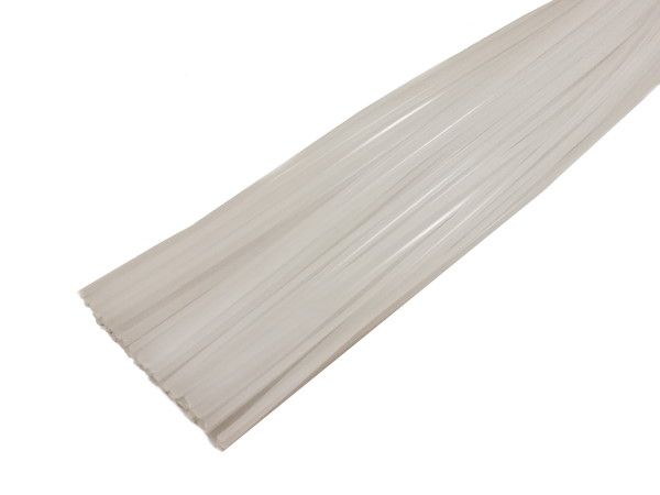 Plastic welding rods PE-LD 6mm triangular Natural 1kg rods LDPE | az-reptec